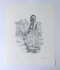 Betty Biggs Signed Matching Numbered Print Set Delivered Morning Mail Litho