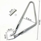2pcs Chrome Saddle Bag Support Bar Mount Bracket For Harley Dyna Sportster
