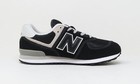 New Balance 574 Classic Big Kids Running Shoes Sneakers Gc574gk - Black white