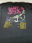 Guns N  Roses Concert T-shirt Appetite For Destruction Tour 1987 Med 20x28 602