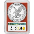 2025-w Proof  1 American Silver Eagle Pcgs Pr69dcam Fs West Point Label Red
