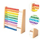 Wooden Abacus Toy Preschool Math Learning Toys 100 Beads