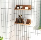 The Original Moa Straight Teak Shower Shelf