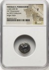 Thessaly Perrhaiboi 460-400 Bc  Horse Silver Trihemiobol Ancient Greek Coin  Ngc