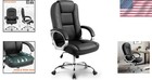 Ergonomic Gaming Office Chair High Back Adjustable Leather Computer Chair
