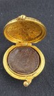 Vtg Estee Lauder Solid Perfume Case Compact Locket With Perfume 