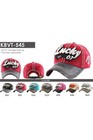 Kbethos Unisex Lucky Vintage Cotton Washed Distressed Stitch Baseball Cap Hat