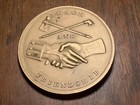 John Adams Dated 1797 Indian Peace Us Mint Bronze Medal -  3 Inch Diameter