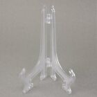 9  Clear Plastic Plate Display Stand Picture Frame Easel Holder  qty - 1 Piece 