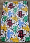 Vintage Disney 101 Dalmatians Twin Fitted Cotton Flannel Sheet Rare 1990s