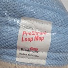 Piedmont Preshrunk Loop Mop X-large White With Blue Headband