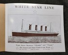 Rms Titanic   Olympic Advertising Booklet  White Star Line 1911  Free Gift 