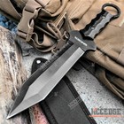 12  Full Tang Serrated Fixed Blade Knife Survival Kit Hunting Gear Tactical Gear