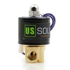 U s  Solid Electric Solenoid Valve 1 4 Inch Brass 12v Dc