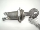 Vintage 2 Position Rotary Locking Alarm Switch - Key Comes Out Both Positions