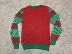 Disney Christmas Ugly Sweater Santa Mickey Mouse Size Small Red Green Preowned