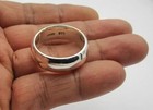 Solid 925 Sterling Silver Plain Band   Meditation Handmade Jewelry Ring All Size
