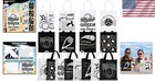 Party Gift Bags 24 Pack Reusable Non Woven Volleyball Favor Bags Handles