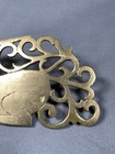 Vintage 1980   s Solid Brass Unicorn Trivet 9x3 5   