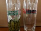 2 Grande Absente Absinthe Originale And Refined Drink Cocktail Glasses Painted