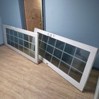 Andersen Window White Sliding Patio Door Solid Wood Glass Window 92  X 36 25 