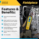 Fieldpiece - Dr58 Heated Diode Refrigerant Leak Detector - Ultra-sensitive Le   