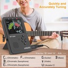 Lekato Guitar Tuner Metronome W tone Generator Rechargeable For All Instruments
