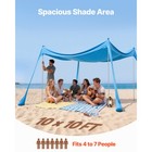 Uimoso Beach Tent Portable Sun Shade Canopy 10x10 Ft Upf 50  Outdoor Sun Shelter