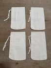 Four Vintage Bank Of America Nt   Sa Canvas Cloth Deposit Money Drawstring Bags