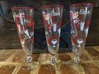 Vintage Glass Pilsner Beer Glasses With    beers Around The World    Design By Libby