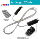 Drain Brush Pipe Cleaning Brush Slim Drain Hole Cleaning Tool Hose Flexible Feed