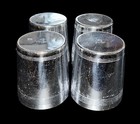 Set Of 4 Vintage 1930 s Art Deco Chase Usa Chrome 3  Tumblers