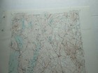 One  1  Maine Origin Topographical Map  gray   Geolgical Survey 1942 1950