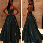 Formal Bridesmaid Ladies Evening Party Prom Ball Gown Women Wedding  A-line Slim