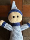 Handmade Crocheted Baby Boy Doll