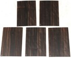 Macassar Ebony Guitar Headplate   Peghead 4 9x7 1x0 1  Meh36