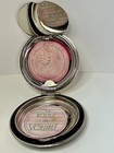 Rare Lovely Vintage 1920 s Volupte Rose Guilloche Enameled Rouge Powder Compact