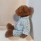 Fao Schwarz Stuffed Teddy Bear Premium Plush 14  Sitting Bear Pj s On 