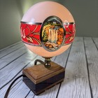 Vintage Coors Beer Waterfall Scene Globe Lamp Digital Clock Sign Kcs Industries 