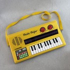 Vintage 1986 V Tech Music Major Electronic Piano Keyboard Yellow Tested