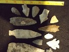 Cent Texas Arrowhead Collection Prehistoric  Indian Artifacts  free Shipping Mt3