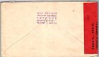 Israel 1949 Pict Airmail Censored Stationery Cover Addr England Canc Jerusalem