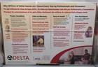 Vintage Delta 2131 Classic Double Handle Laundry Faucet Chrome - New In Box