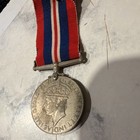 British Wwii War Medal 1939-45 King George Vi    indiae Imp    W  Ribbon