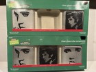 Elvis Christmas Ornaments Clear Glass Cube Fragile Lot Of 5 Hobby Lobby 3 5 