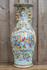 Large Chinese 19th Century Famille Rose Vase 59cm Tall