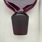 Rare Vintage Mid Century Modern Blenko Husted Amethyst Decanter Top 5720