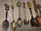 A Lot Of Seven Vintage American National Park Souvenir Spoons 