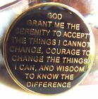 Purple Aa Alcoholics Anonymous 8 Year Medallion Black Gold Token Chip Coin Sober