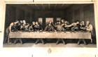  the Last Supper  Large Orig  1775 Engraving  Good Condition By Raphael Merghen